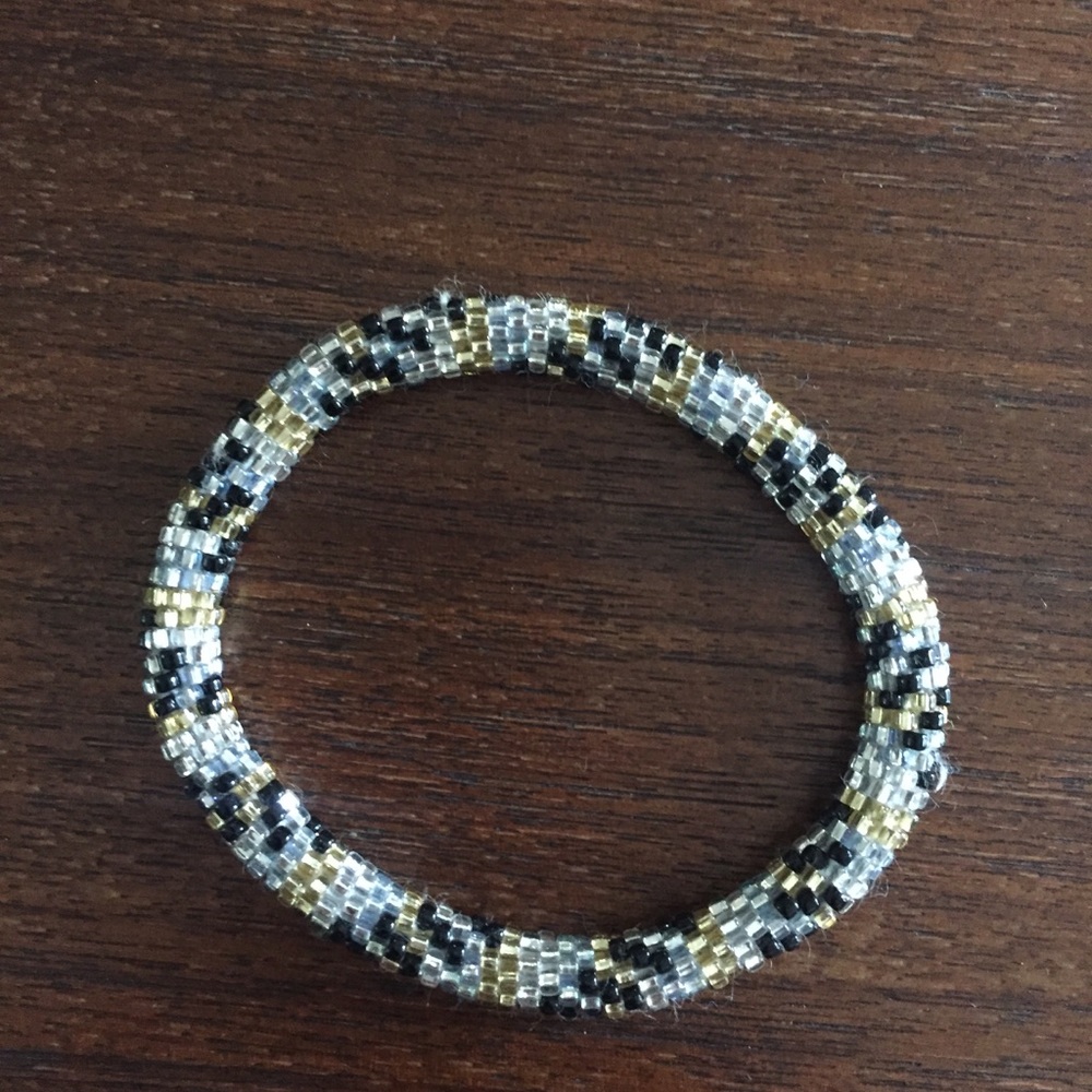 Hand beaded bracelet
